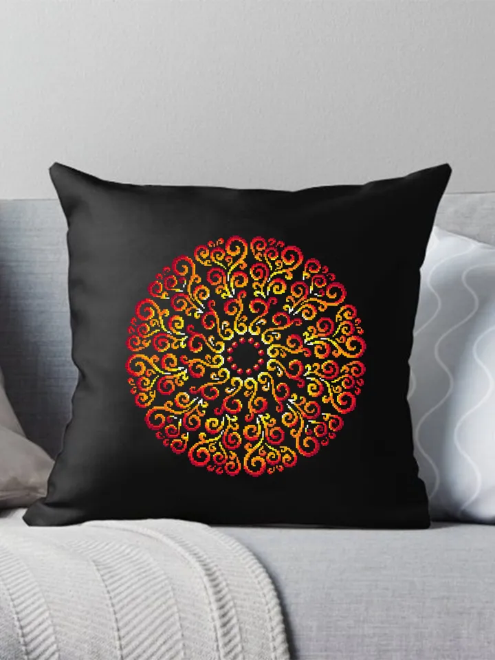 Colorful mandala cross stitch pattern PDF download Mandala ornament for hand embroidery PDF, Modern beginner stitch, DIY Home decor #M221