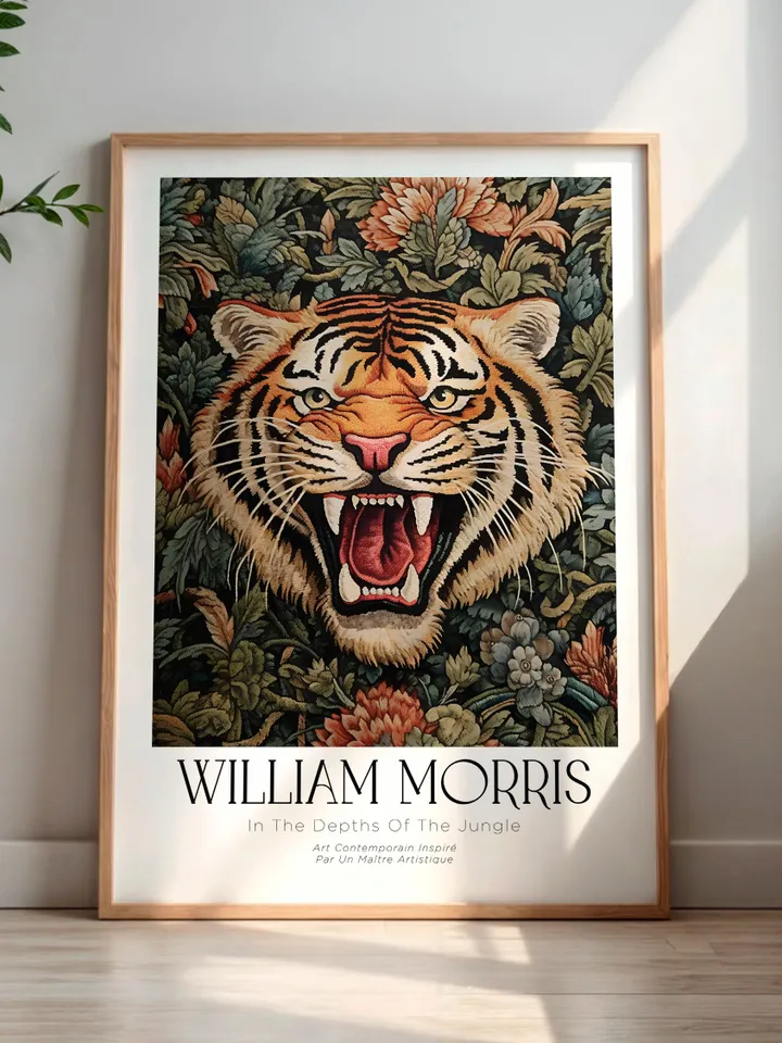 William Morris Wall Art, Vintage Botanical Print, Floral Poster Arts Decor, Digital Download, William Morris Print Digital Download AA1