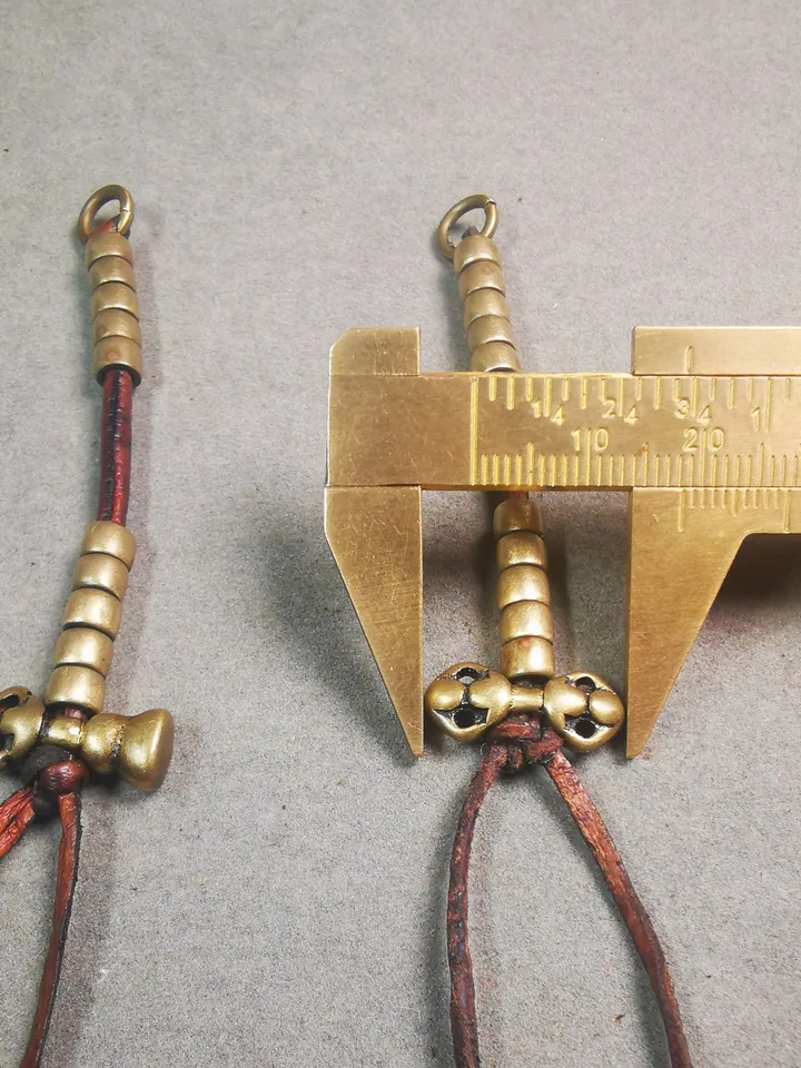 Gandhanra Handmade Tibetan Buddhist Mala Counters,Prayer Bead Counters,with Dorje and Vajra,Made of White Copper