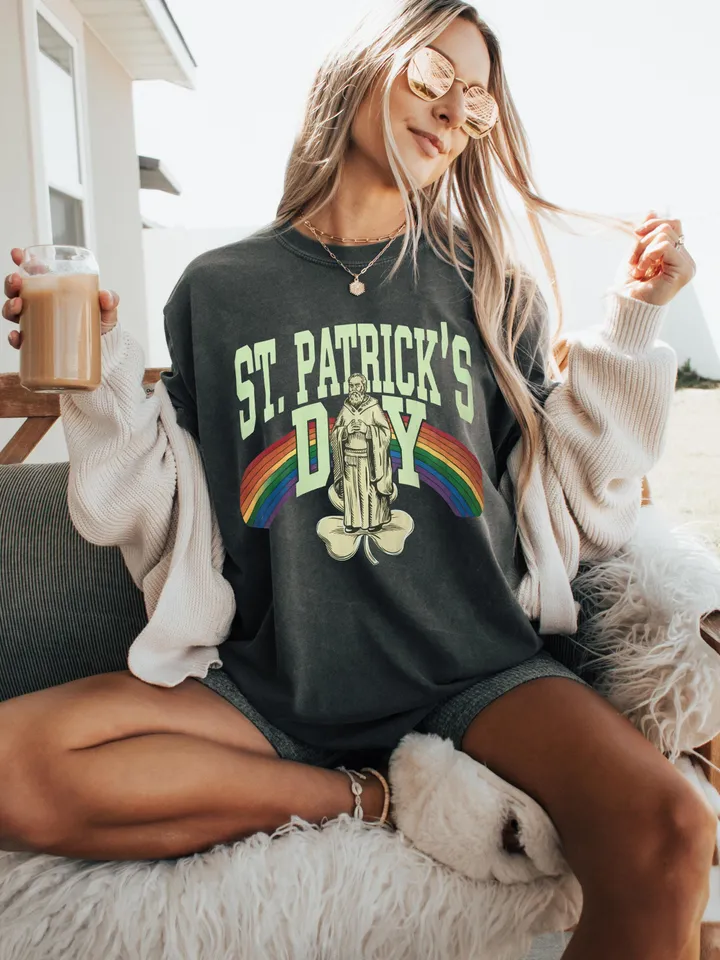 College St Patricks Day Png, Christian Patrick Png, Retro St Patricks Day Png, Lucky Shamrock Png, Bible Verse Png, Irish Png, Religious