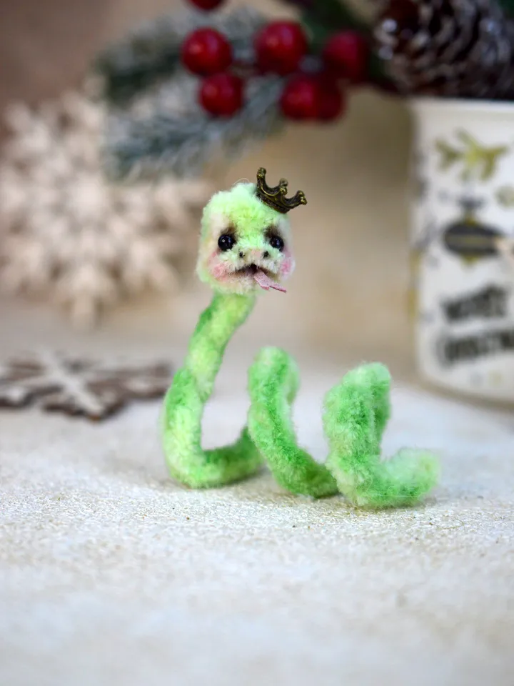 Video Tutorial make Miniature Pipe Cleaner Snake  - Let's Make Snake using Pipe Cleaners - Pipe Cleaner Snake DIY Symbol 2025