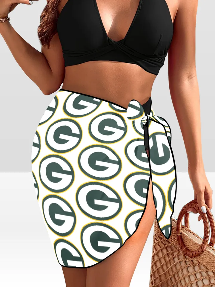 Green Bay Packers Beach Sarong Wrap