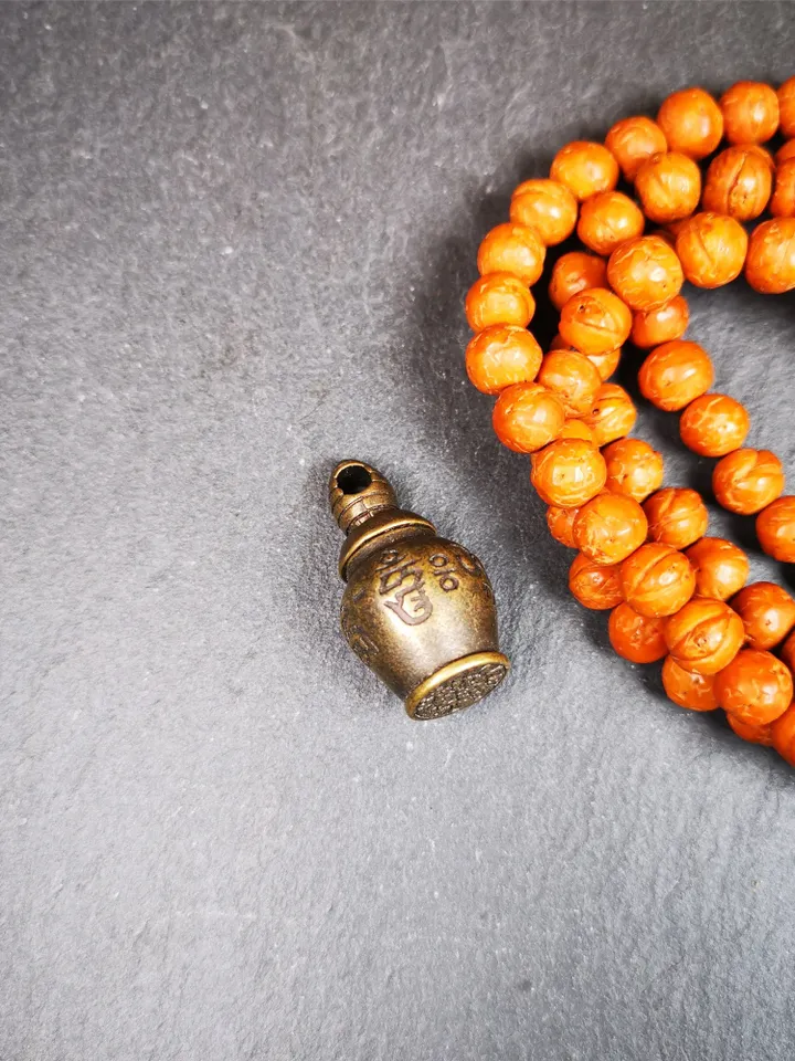 Gandhanra Handmade Tibetan Buddhist Amulet,Stupa,Pagoda,Buddhist Tower Pendant,Gau Shrine,Mani Rilbu Bottle,Consecration Zung