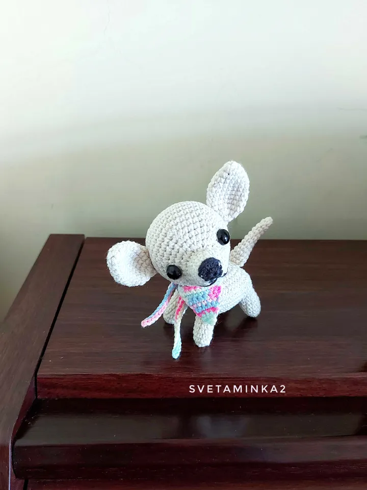 Crochet Puppy Pattern Amigurumi Dog. Digital Download. PDF.
