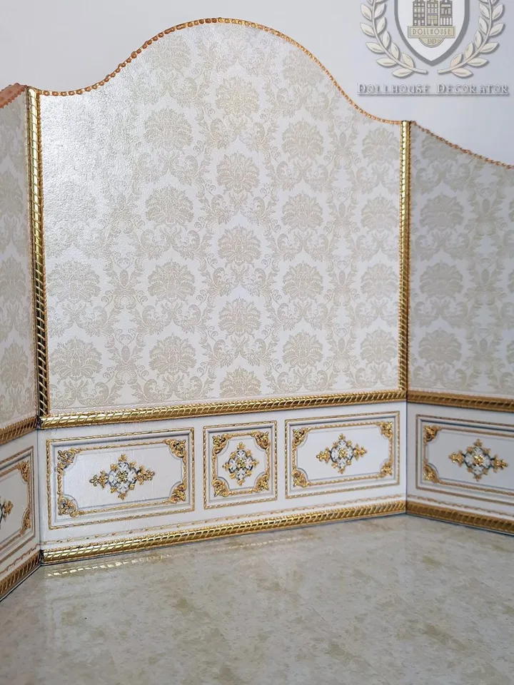 Wallpapers- Set 6-v1 | Printables for Dollhouses and Unique Miniature Projects | Digital Downloads | in Scale 1/12th