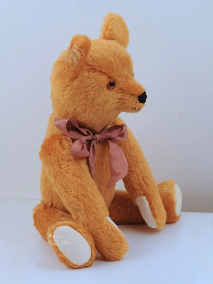 PDF Sewing Antique Style Prick Up Ears Teddy Bear Pattern 18 inch (45cm) Artist design/ traditional classic big  bear