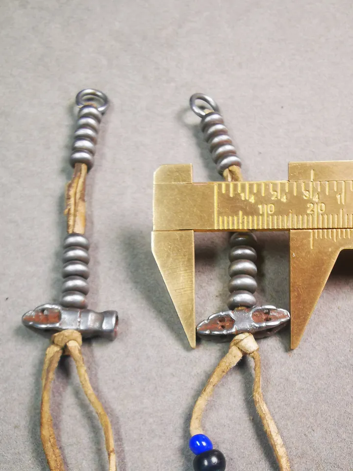 Gandhanra Handmade Tibetan Buddhist Mala Counters,Prayer Bead Counters,with Dorje and Vajra, Made of Cold Iron