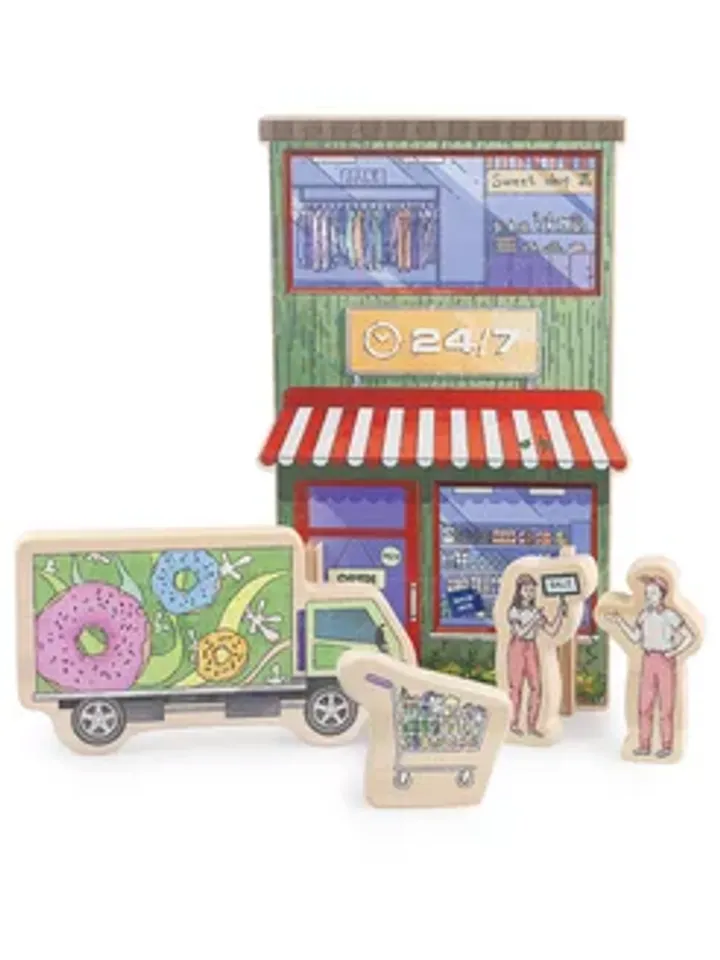 Set. Shop Children's wooden play set