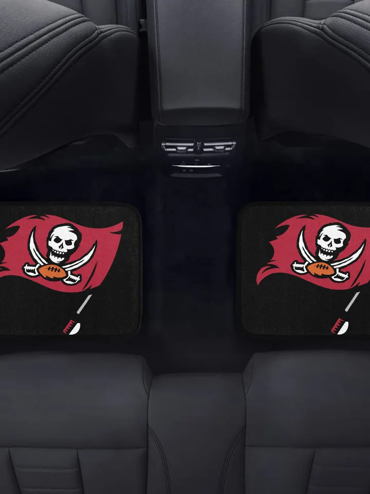 Tampa Bay Buccaneers Back Car Floor Mats Set of 2