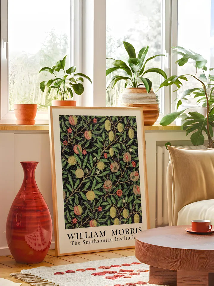 William Morris Wall Art, Vintage Botanical Print, Floral Poster Arts Decor, Digital Download, William Morris Print Digital Download 015