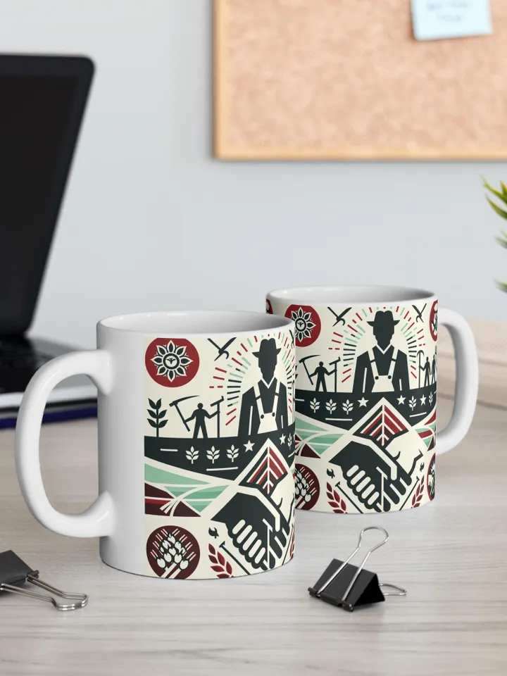 Ceramic Mug, Sí Se Puede Coffee Cup, Worker Solidarity Gift, Social Justice Mug, Farm Workers Unite Cup, César Chávez Day Gift, 11oz &