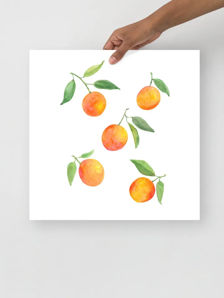 Orange Watercolor Painting Print Kitchen Fruit Wall Decor OrangePlant  Fruit Art Print Watercolor Orange Kitchen Wall Art Print Oranges Art