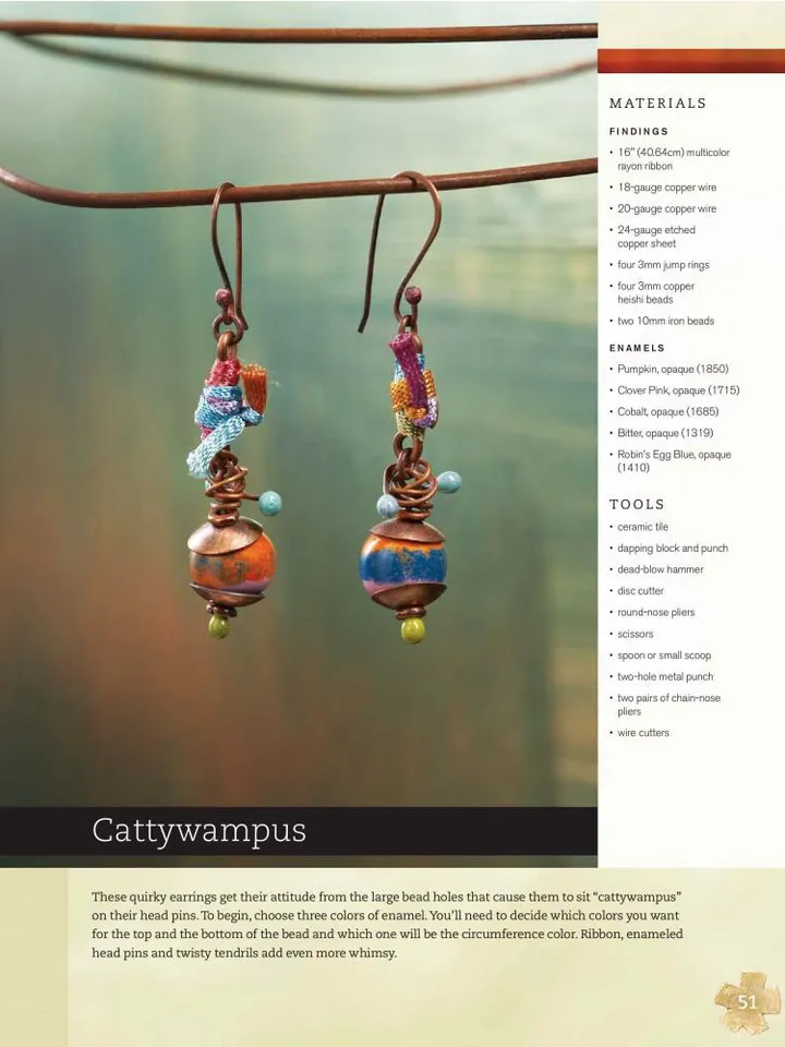 Torch-Fired Enamel Jewelry (a workshop in painting with fire)