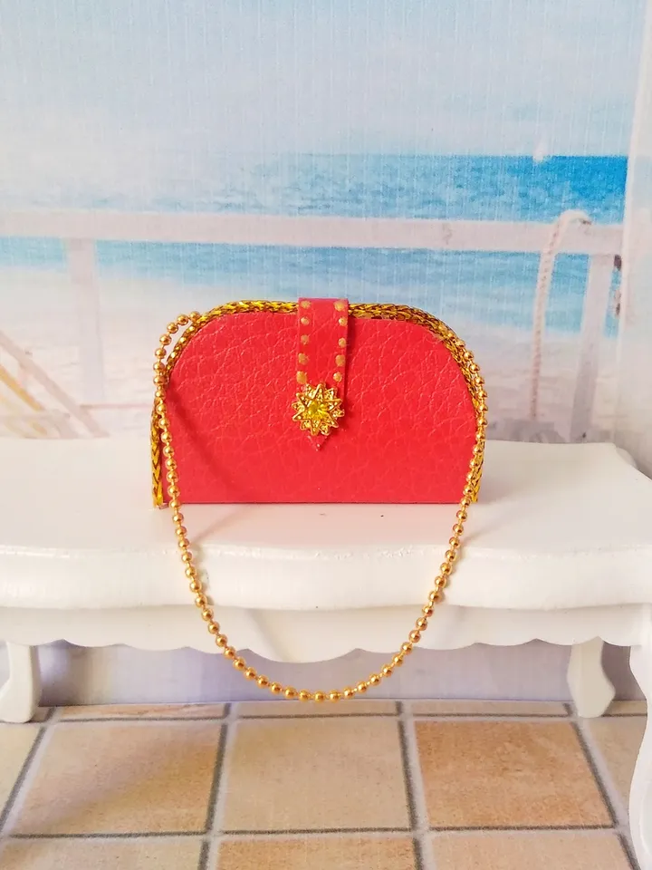 Doll bag. Handmade.1:12 scale.