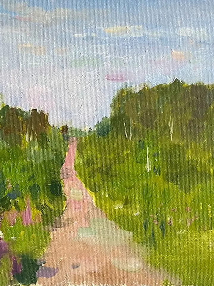 Tree Painting Original Art Realism Art Impasto Oil