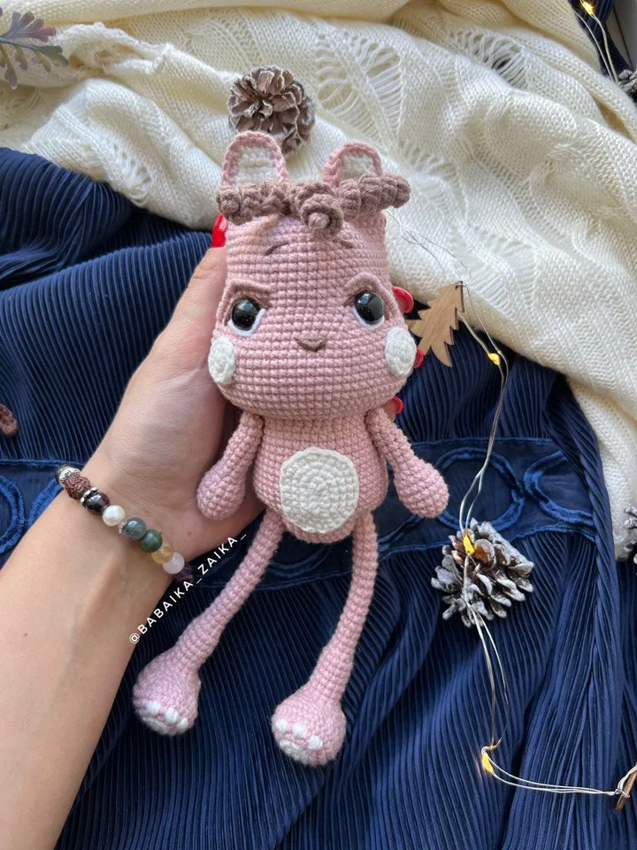 PDF Crochet Bunny-Bear Pattern, Small Toy Pattern, Amigurumi Teddy Bunny, Animal Pattern, Amigurumi bear pattern, shifter toy pattern