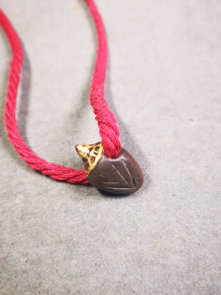 Gandhanra Old Tibetan Niang La Tsa Tsa Statue,Stupa Amulet,Pagoda Pendant,50 Years Old