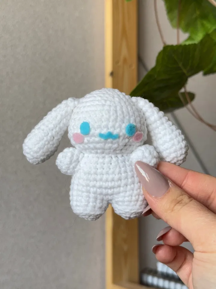 PATTERN cinnamoroll and mocha crochet pattern, pdf file pattern, US terms, sanrio crochet, crochet cinnamoroll