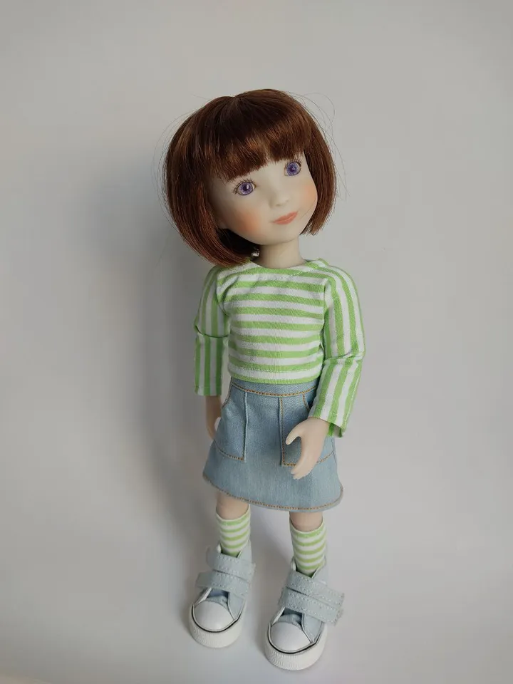PDF sewing pattern for Siblies dolls.