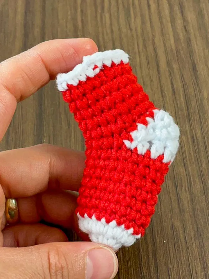 Crochet Mini Christmas Stockings PDF Pattern, DIY Holiday Ornaments, Handmade Festive Stocking Decorations, Cute Crochet Gift Bag Design