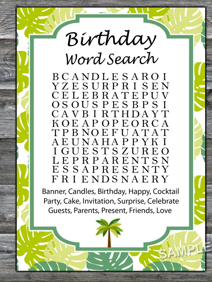 jungle-themed-birthday-word-search-game-tropical-adult-birthday-party-game-fun-games-for-her-instant-download-1-50-buy-online-with-delivery for Birthday Word Search Free Printable Jungle themed Birthday Word Search Game,Tropical Adult Birthday party game-fun games for her-Instant download $1.50 | Buy online with delivery for Birthday Word Search Free Printable