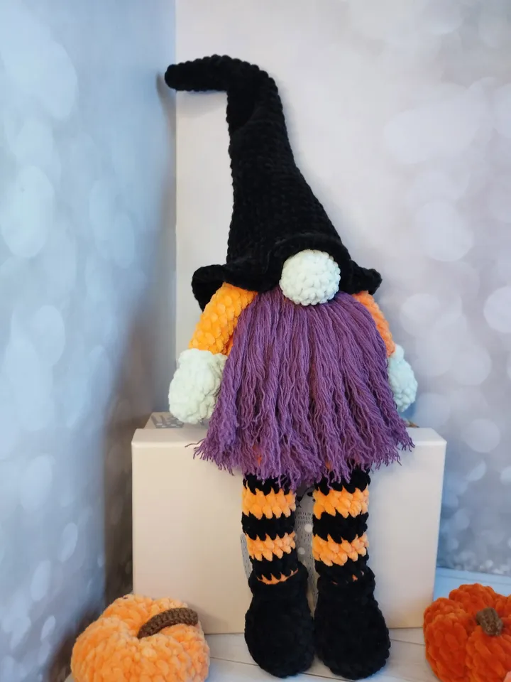 Halloween Gnome Witcher Crochet PATTERN PDF English