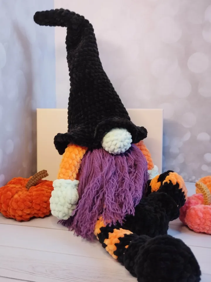 Halloween Gnome Witcher Crochet PATTERN PDF English