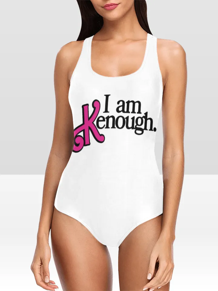 I am Kenough One Piece Swimsuit