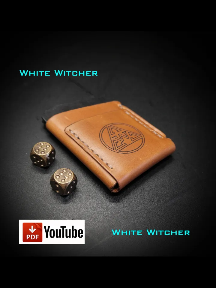 Pocket wallet - leather pattern. MW18