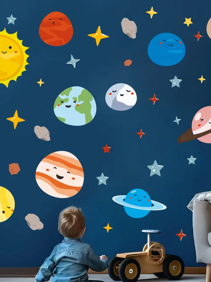 Planets Wall Decal Stickers el5