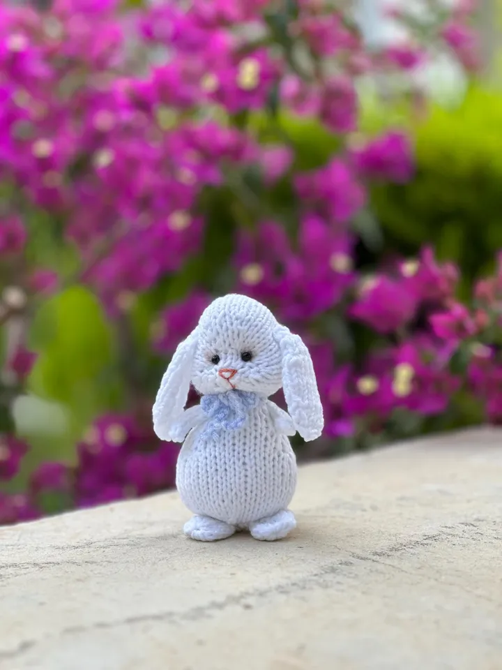 PDF Rabbit Knitting Pattern, Knitted Toy Tutorial, Knitted Animal Pattern, Hare