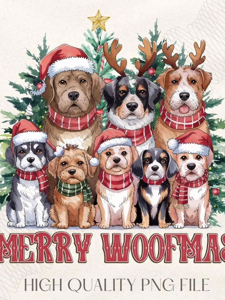 Dog mama PNG,dog christmas png,merry woofmas png,png for christmas,christmas svg png,christmas png design,dog lover png,dog mom png,dog png