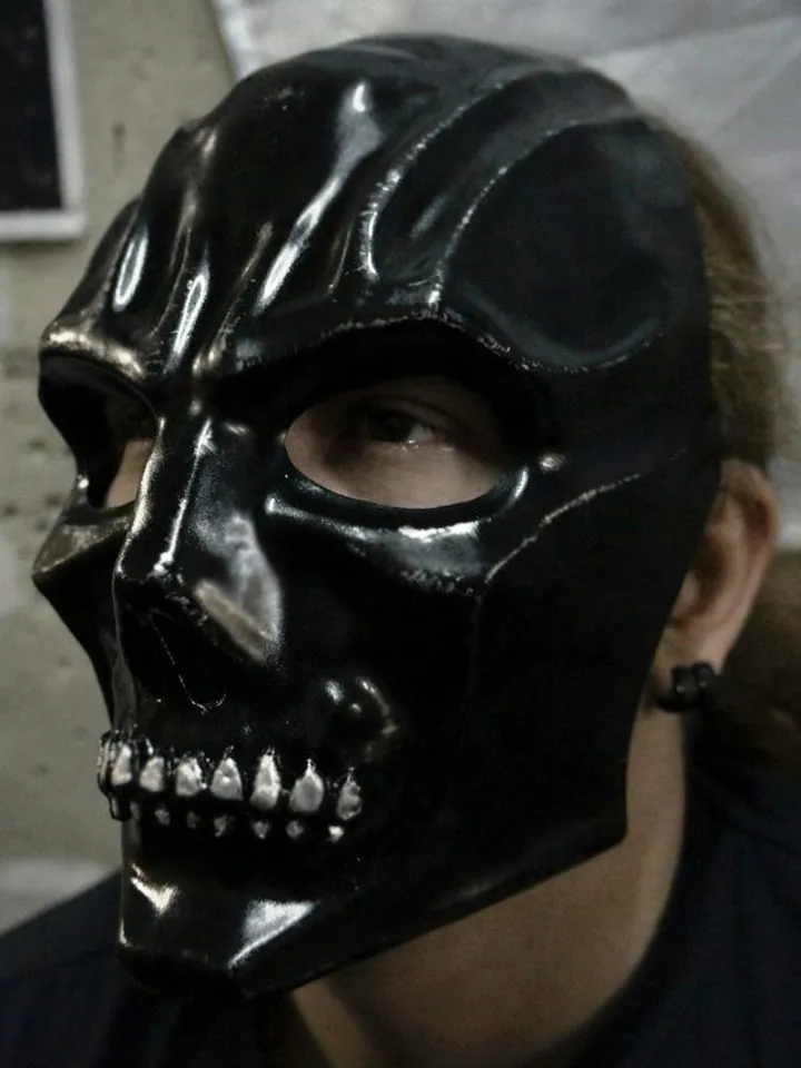Scull mask - Adult mask - custom made mask - masquerade mask - sculptural - larp