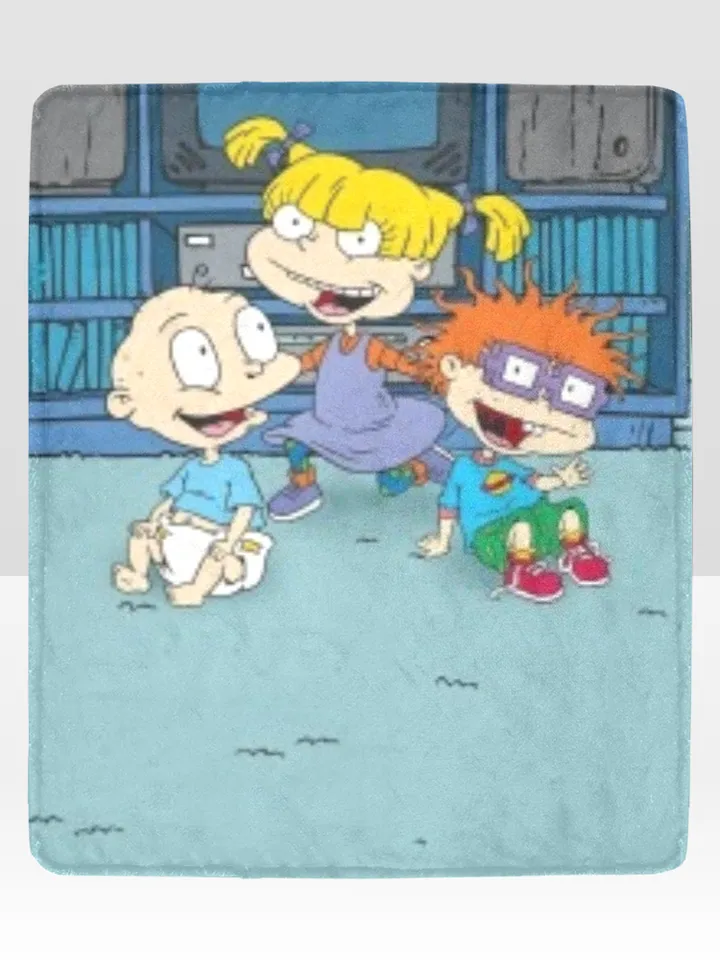 Rugrats Blanket Lightweight Soft Microfiber Fleece