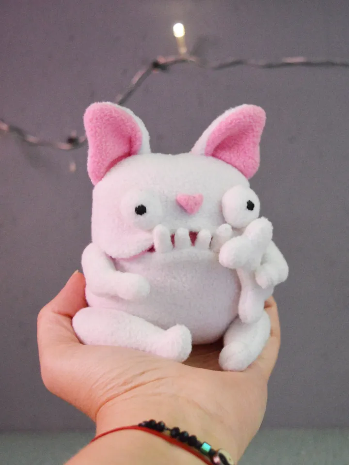 PDF Plush Toy Pattern – Fleece Cat & Dog with Accessories