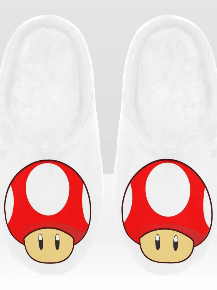 Super Mario Mushroom Slippers