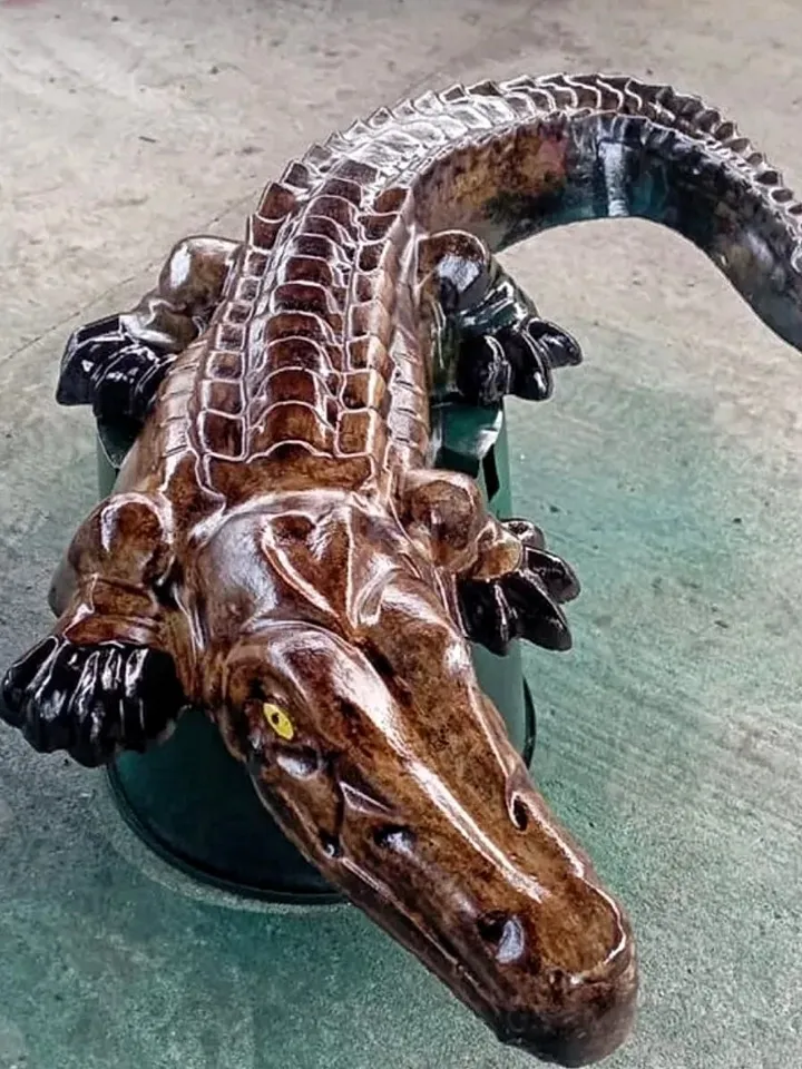 Mold for concrete and gypsum Crocodile DIY