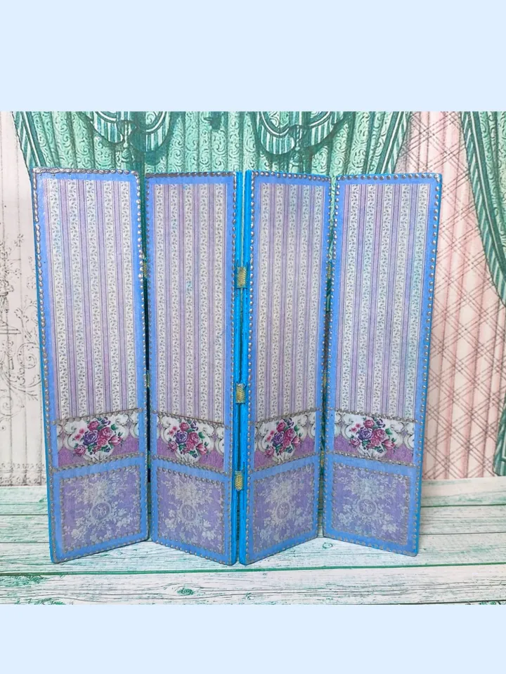 Dollhouse screen. Furniture for dolls. Furniture for the interior of a dollhouse. Handmade. 1:12.