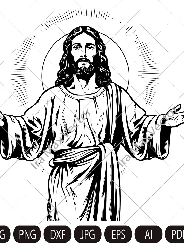 Jesus SVG, Jesus svg, Christian SVG image, Christian SVG, faith svg, Bible svg, God svg, scripture svg, cross svg, jesus cut files
