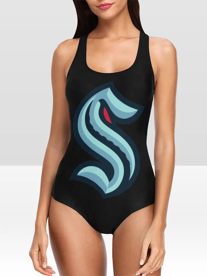 Seattle Kraken One Piece Swimsuit