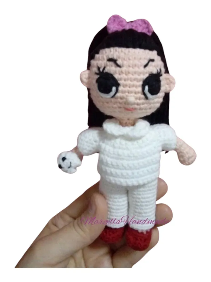 Mini Dentist Amigurumi โ 15 cm Crochet Professional Doll โ Handmade Tooth Plush โ Dentist Gift โ Odontology Decor โ Embroidered Eyes