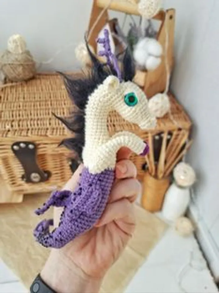 Hippocampus toy. Seahorse interior toy. Fantastic seahorse. Original gift.Magical creatures of the world of Harry Potter