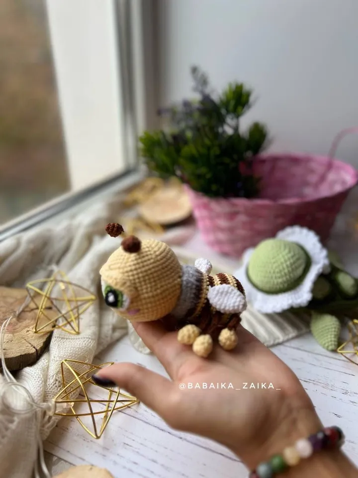 PDF Crochet Bee - Turtle Pattern, Amigurumi Turtle Pattern, Crochet Insect, Crochet Bee Doll, Crochet Pattern, Amigurumi Cute Turtle