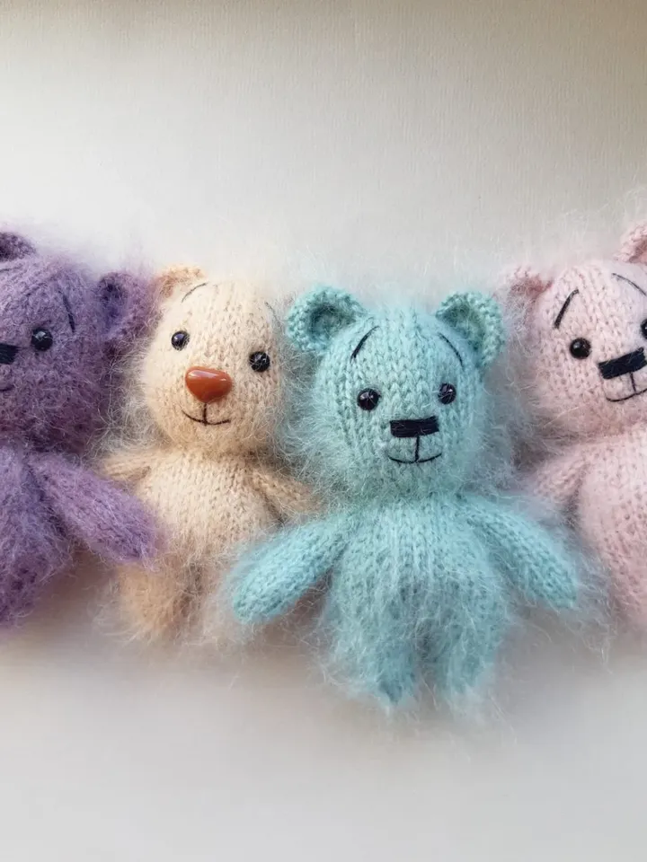 Bear toy knitting pattern. PDF. Amigurumi tutorial. Animal knitting pattern.