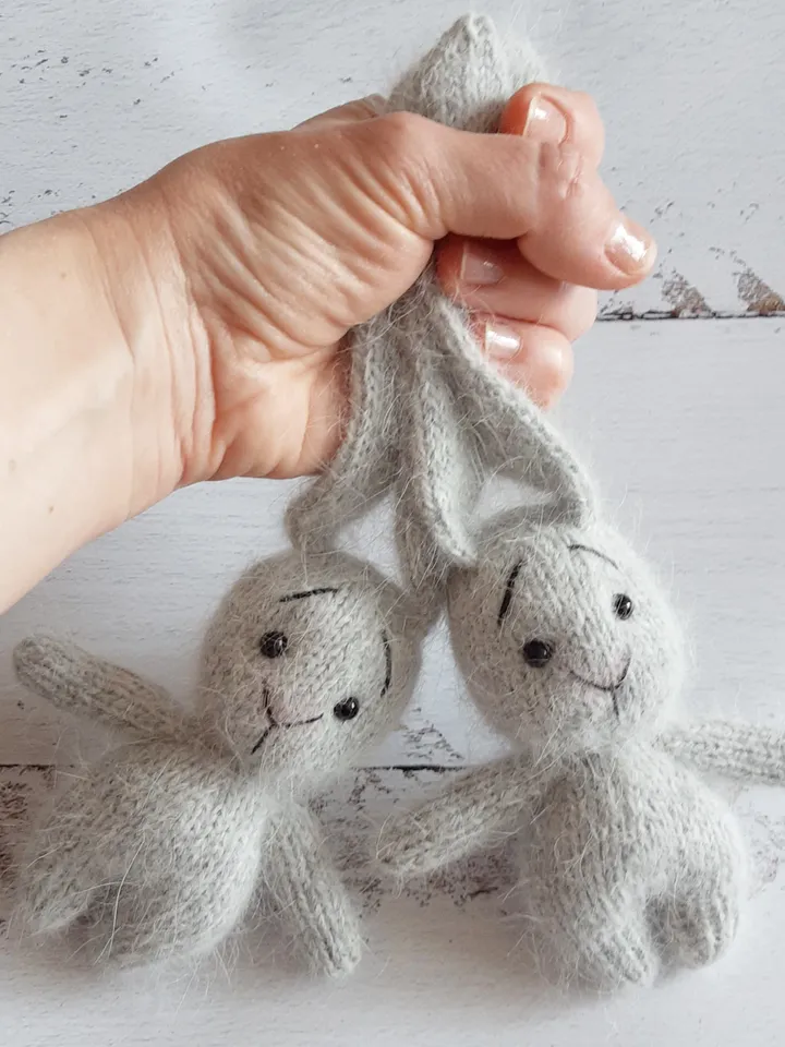 Bunny knitting pattern. PDF. Amigurumi tutorial. Animal pattern. Rabbit. Easter