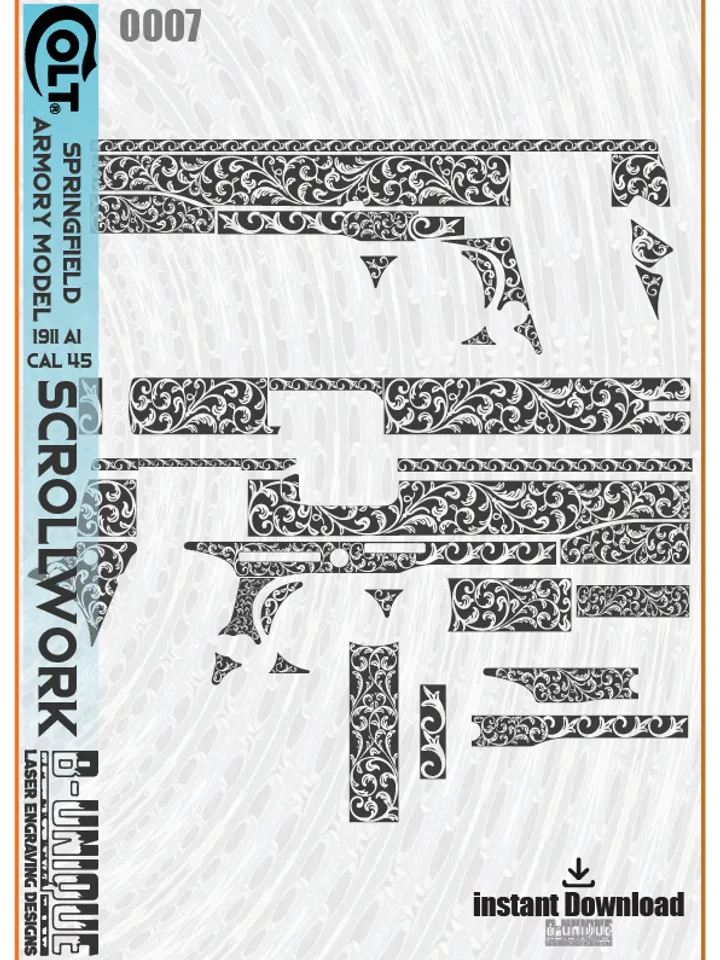 Rock island 1911 Ai-Fs Scrollwork
