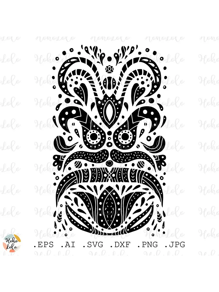 Scandi Pattern Svg, Linocut Pattern Svg, Linocut Pattern Clipart Png, Linocut Pattern Stencil Template Dxf, Linocut Pattern Cricut, Linocut Pattern Silhouette