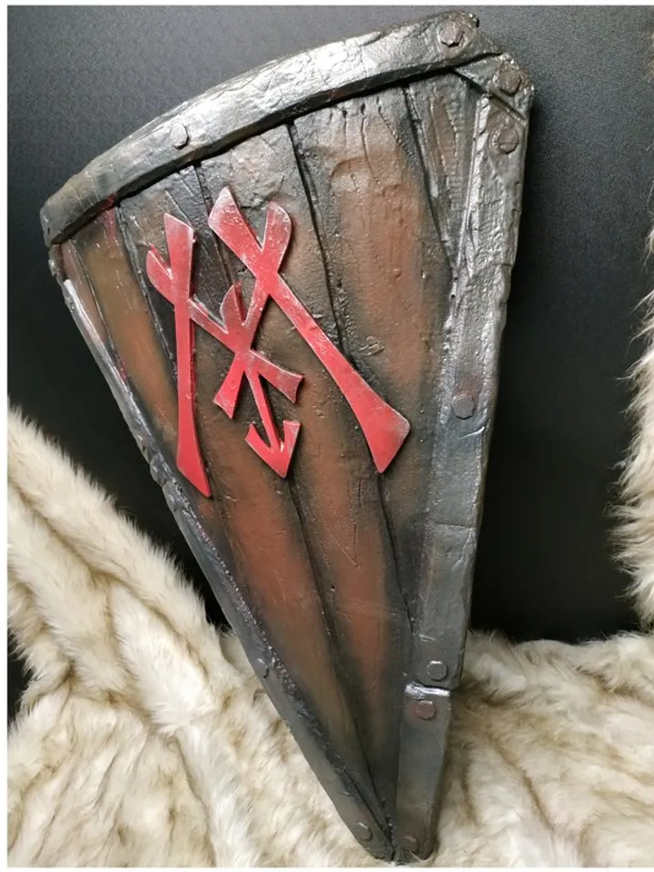 LARP shield - Skaven - clan Mors - Warhammer - Fantasy Battle - Stormvermin larp