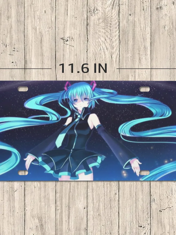 Hatsune Miku License Plate