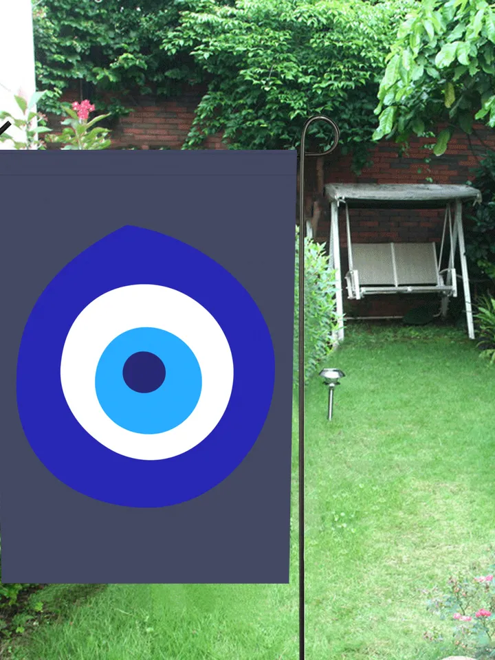 Evil Eye Garden Flag